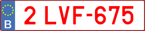 Truck License Plate